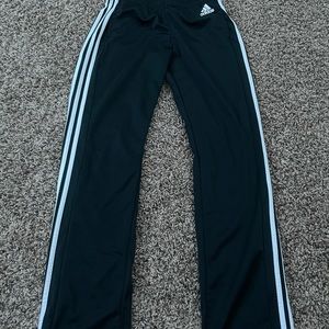 Black Adidas sweatpants